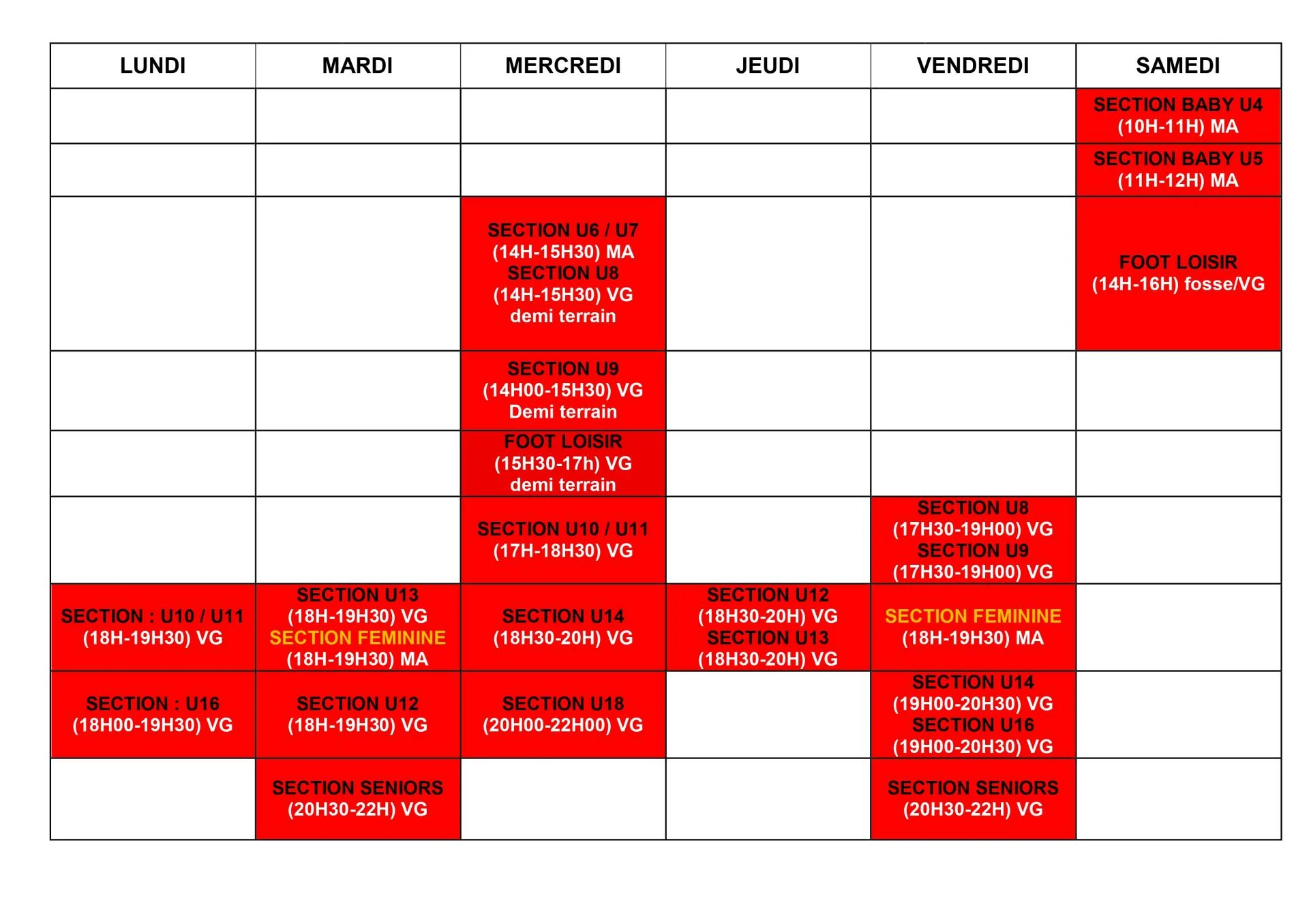 PLANNING FCBRY 25/26