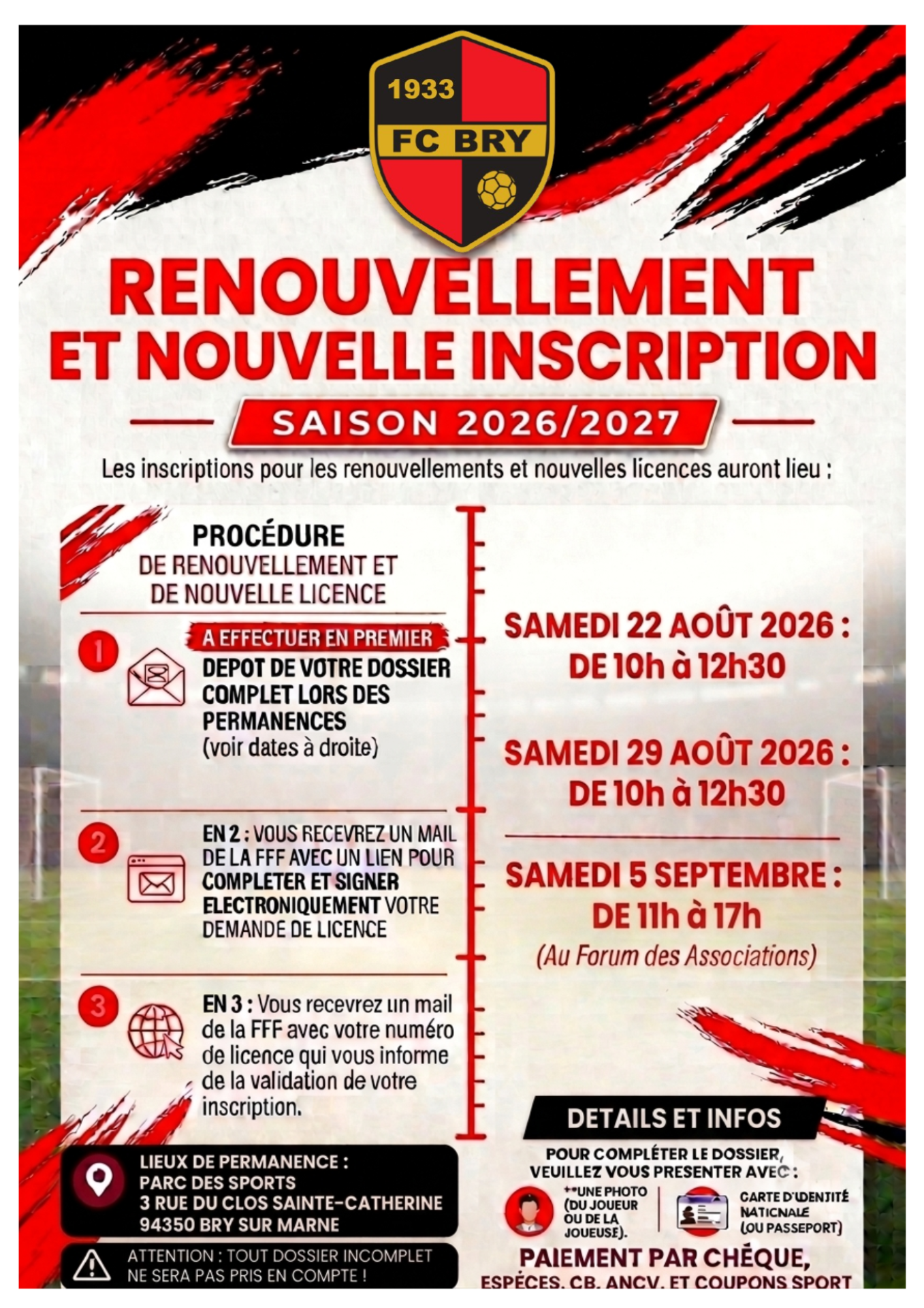 Permanence rentrée 26 27