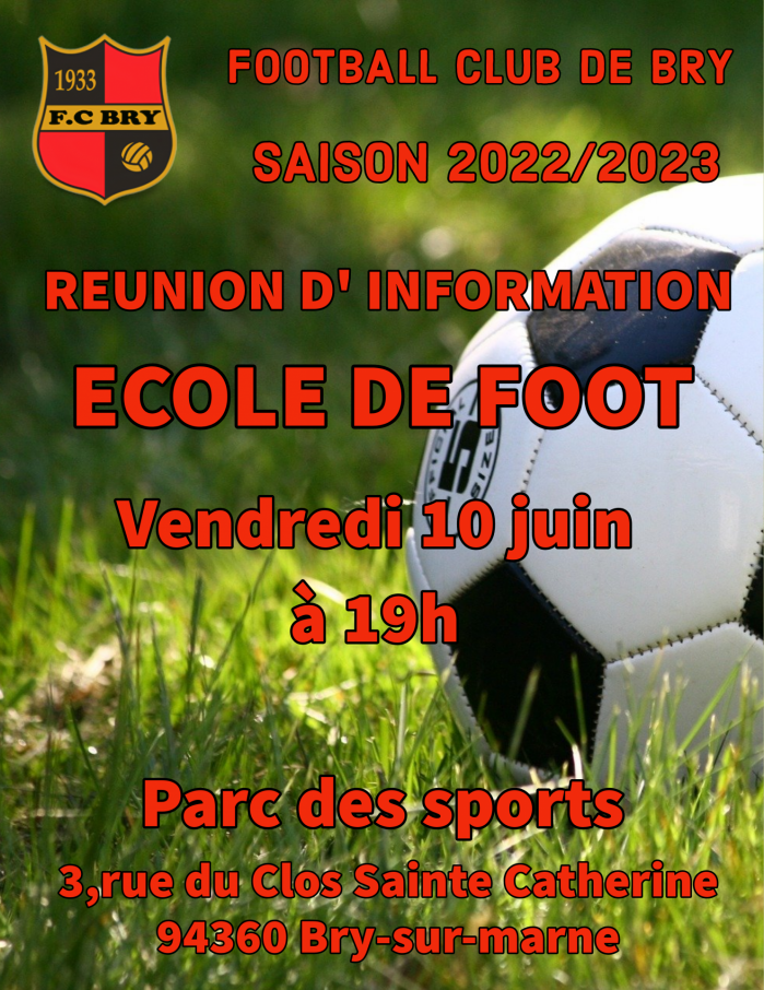 Reunion le 10 juin a 19 h