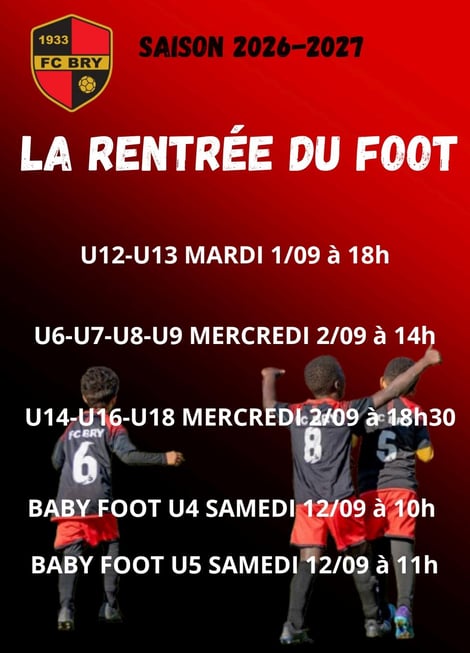 La rentrée du foot
