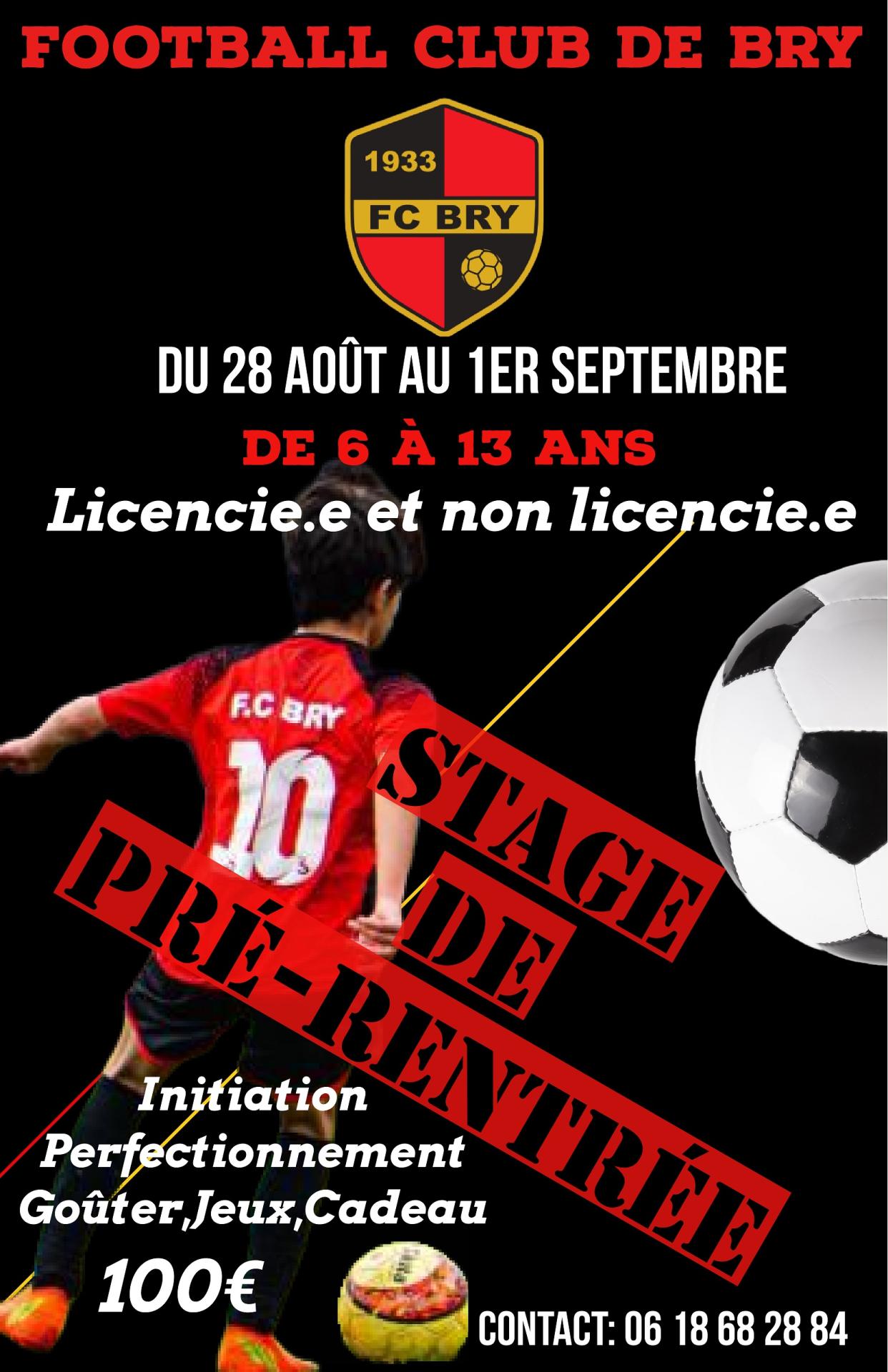 Stage aout 23